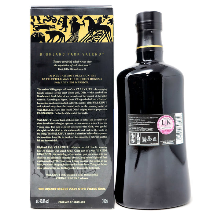 Highland Park Valknut Single Malt Scotch Whisky, 70cl, 46.8% ABV