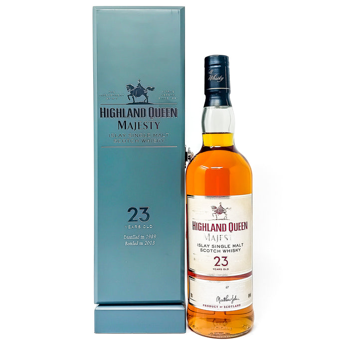 Highland Queen 1989 23 Year Old Majesty Single Malt Scotch Whisky, 70cl, 40% ABV