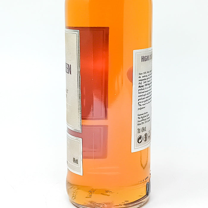 Highland Queen 1989 23 Year Old Majesty Single Malt Scotch Whisky, 70cl, 40% ABV