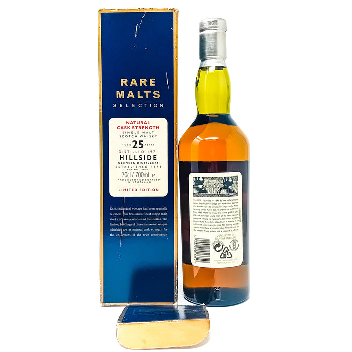 Hillside 1971 25 Year Old Rare Malts Seelction Single Malt Scotch Whisky, 70cl, 62.0% ABV