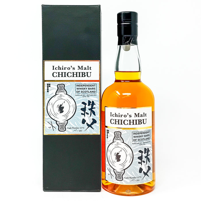 Ichiro's Malt Chichibu 2011 Independent Whisky Bars of Scotland Single Malt Japanese Whisky, 70cl, 50.5% ABV