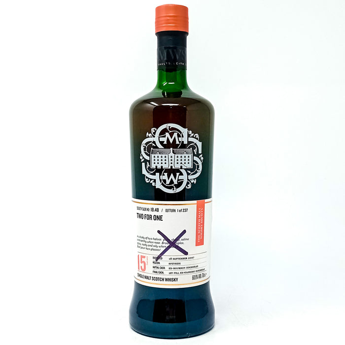 Inchgower 2007 15 Year Old SMWS 18.48 Single Malt Scotch Whisky, 70cl, 60.9% ABV