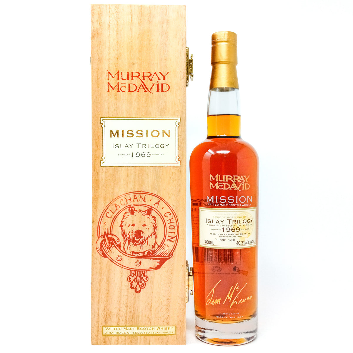 Islay Triogy 1969 36 Year Old Murray McDavid Mission Single Malt Scotc