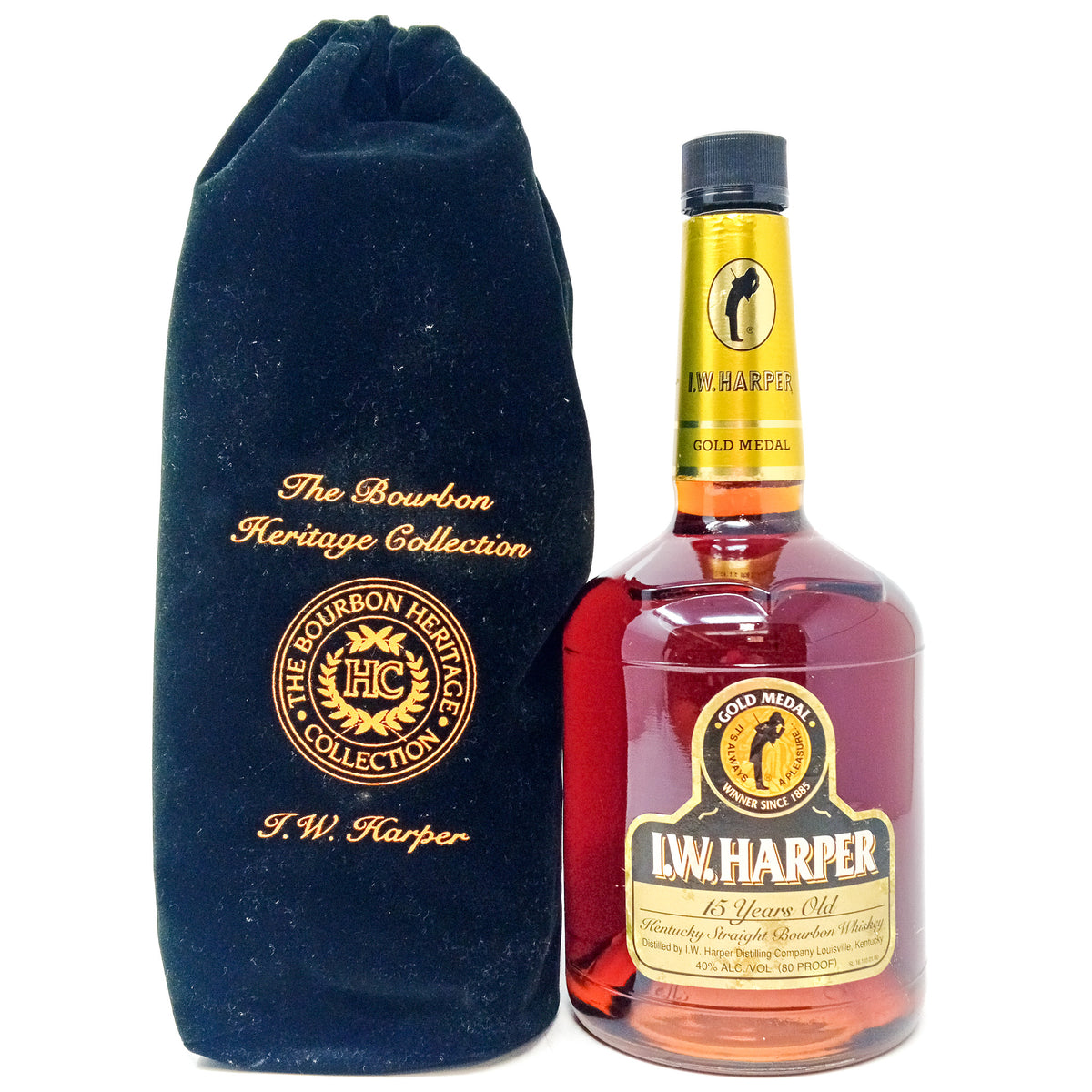 I.W. Harper Gold Medal 15 Year Old Kentucky Straight Bourbon, 75cl, 40