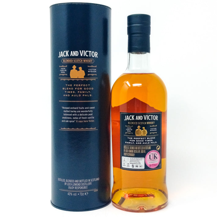 Jack and Victor Blended Scotch Whisky, 70cl, 40% ABV