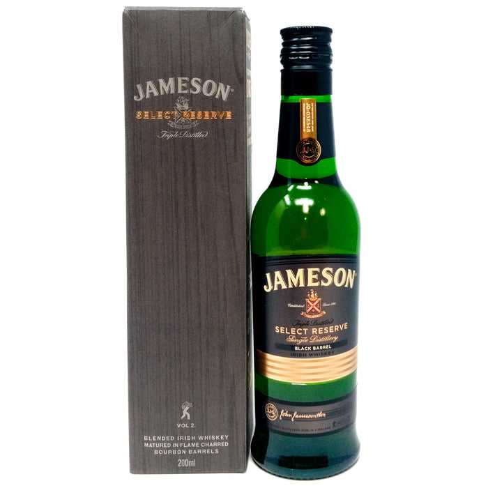 Jameson Select Reserve Black Barrel Irish Whiskey, Half Bottle, 20cl, 40% ABV
