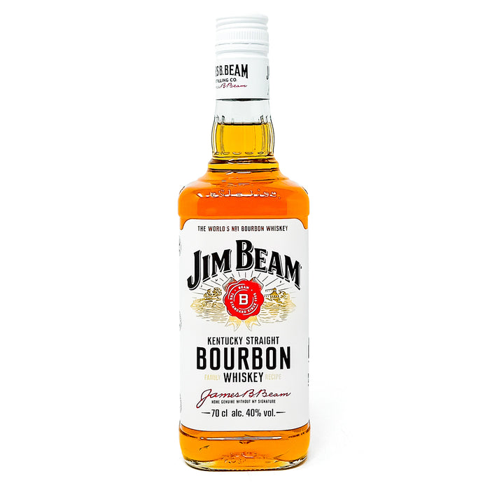 Jim Beam Kentucky Straight Bourbon, 70cl, 40% ABV