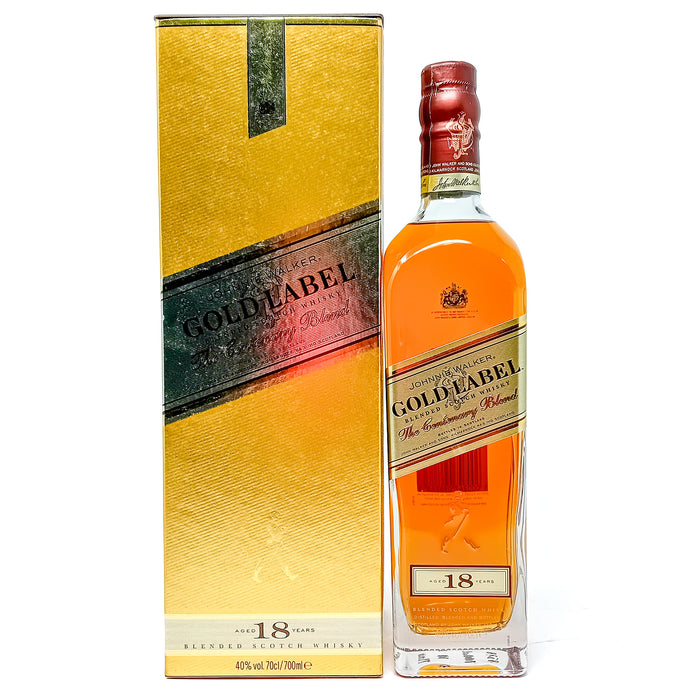 Johnnie Walker 18 Year Old Gold Label "The Centenary Blend" Blended Scotch Whisky, 70cl, 40% ABV