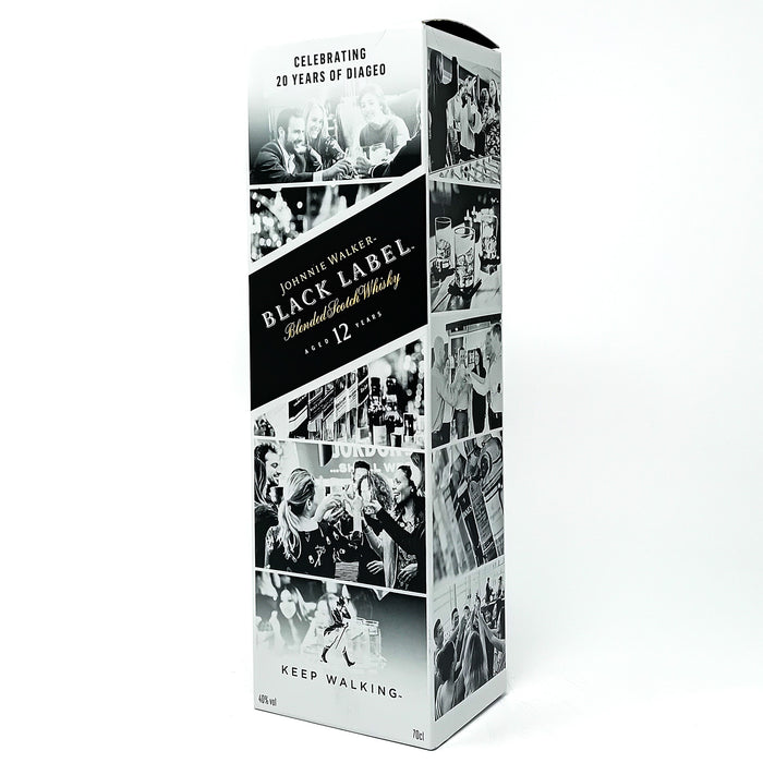 Johnnie Walker Black Label 12 Year Old 20 Years of Diageo Blended Scotch Whisky, 70cl, 40% ABV