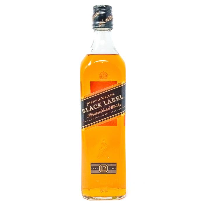 Johnnie Walker 12 Year Old Black Label Blended Scotch Whisky, 70cl, 40% ABV