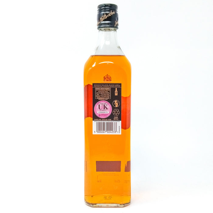 Johnnie Walker 12 Year Old Black Label Blended Scotch Whisky, 70cl, 40% ABV