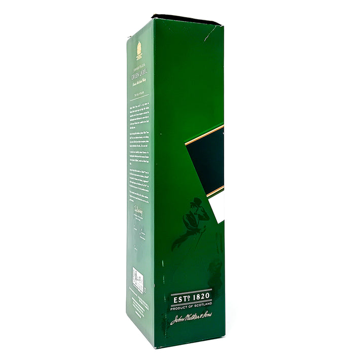 Johnnie Walker Green Label 15 Year Old Blended Scotch Whisky, 70cl, 43% ABV