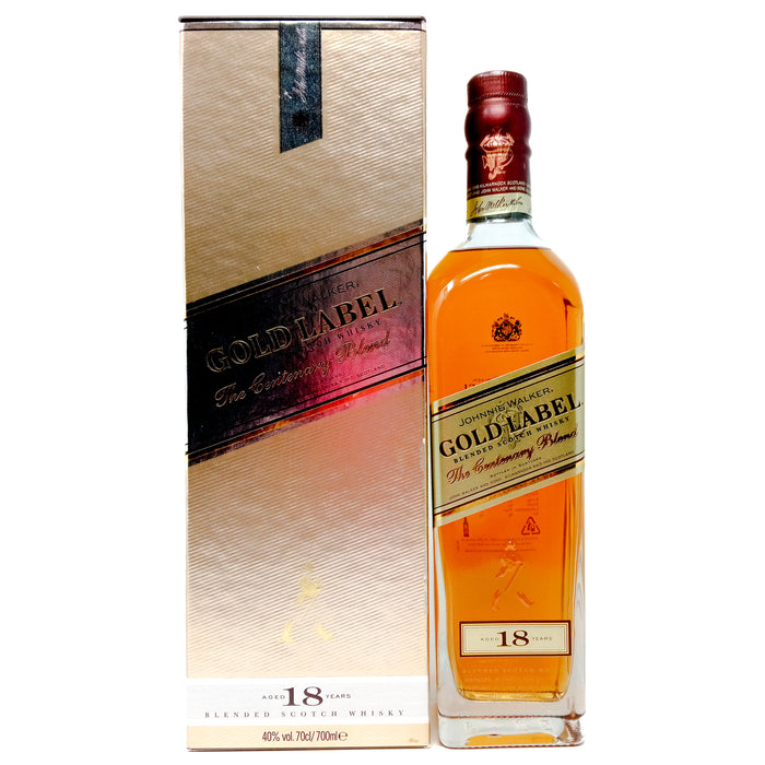 Johnnie Walker Gold Label 18 Year Old Centenary Blend Scotch Whisky, 70cl, 40% ABV