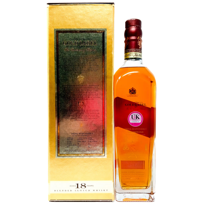 Johnnie Walker Gold Label 18 Year Old Centenary Blend Scotch Whisky, 70cl, 40% ABV