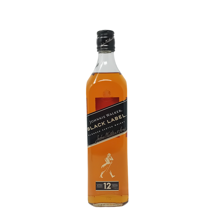 Johnnie Walker 12 Year Old Black Label Blended Scotch Whisky, 70cl, 40% ABV