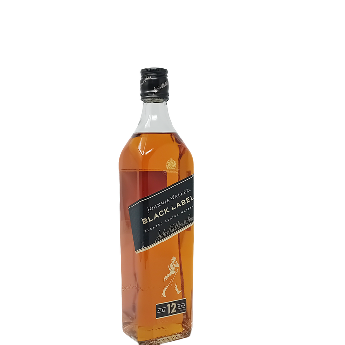 Johnnie Walker 12 Year Old Black Label Blended Scotch Whisky, 70cl, 40% ABV