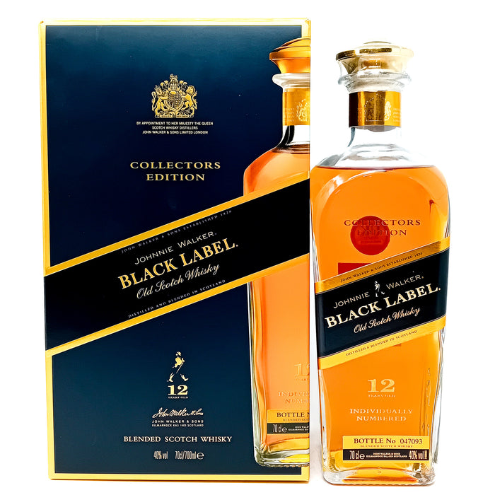 Johnnie Walker Black Label Collectors Edition Blended Scotch Whisky, 70cl, 40% ABV