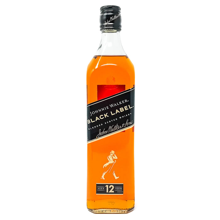 Johnnie Walker 12 Year Old Black Label Blended Scotch Whisky, 70cl, 40% ABV