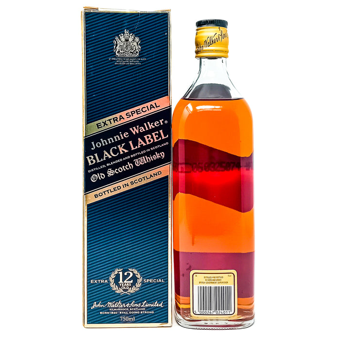 Johnnie Walker 12 Year Old Black Label Extra Special Old Scotch Whisky, 75cl, 43% ABV