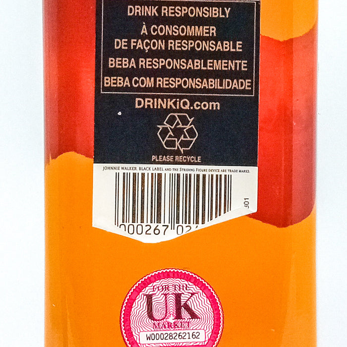 Johnnie Walker Black Label Extra Special 12 Year Old Blended Scotch Whisky, 75cl, 43% ABV
