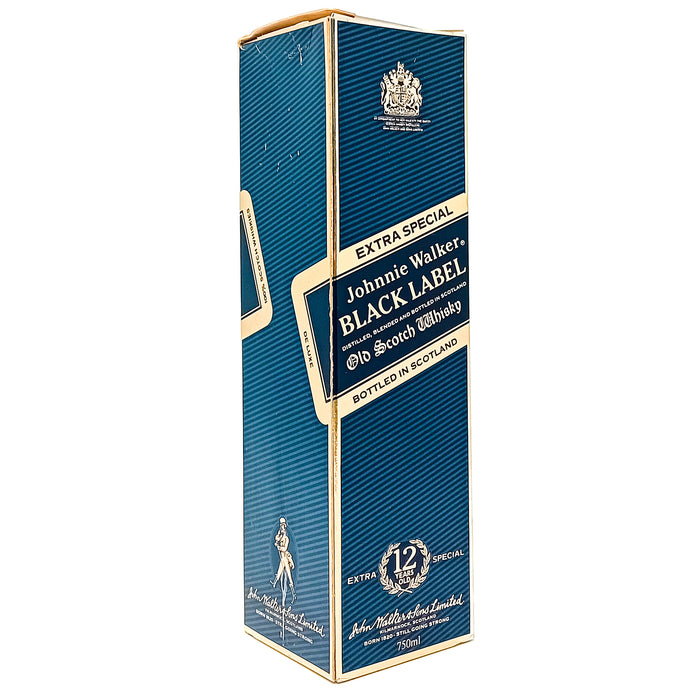 Johnnie Walker 12 Year Old Black Label Extra Special Old Scotch Whisky, 75cl, 43% ABV