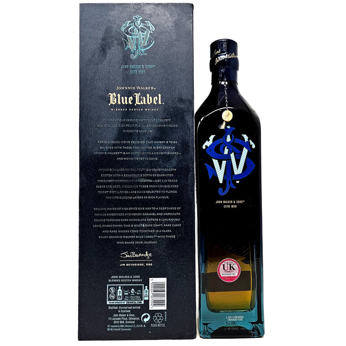 Johnnie Walker Blue Label Limited Edition Design Blended Scotch Whisky, 70cl, 40% ABV.