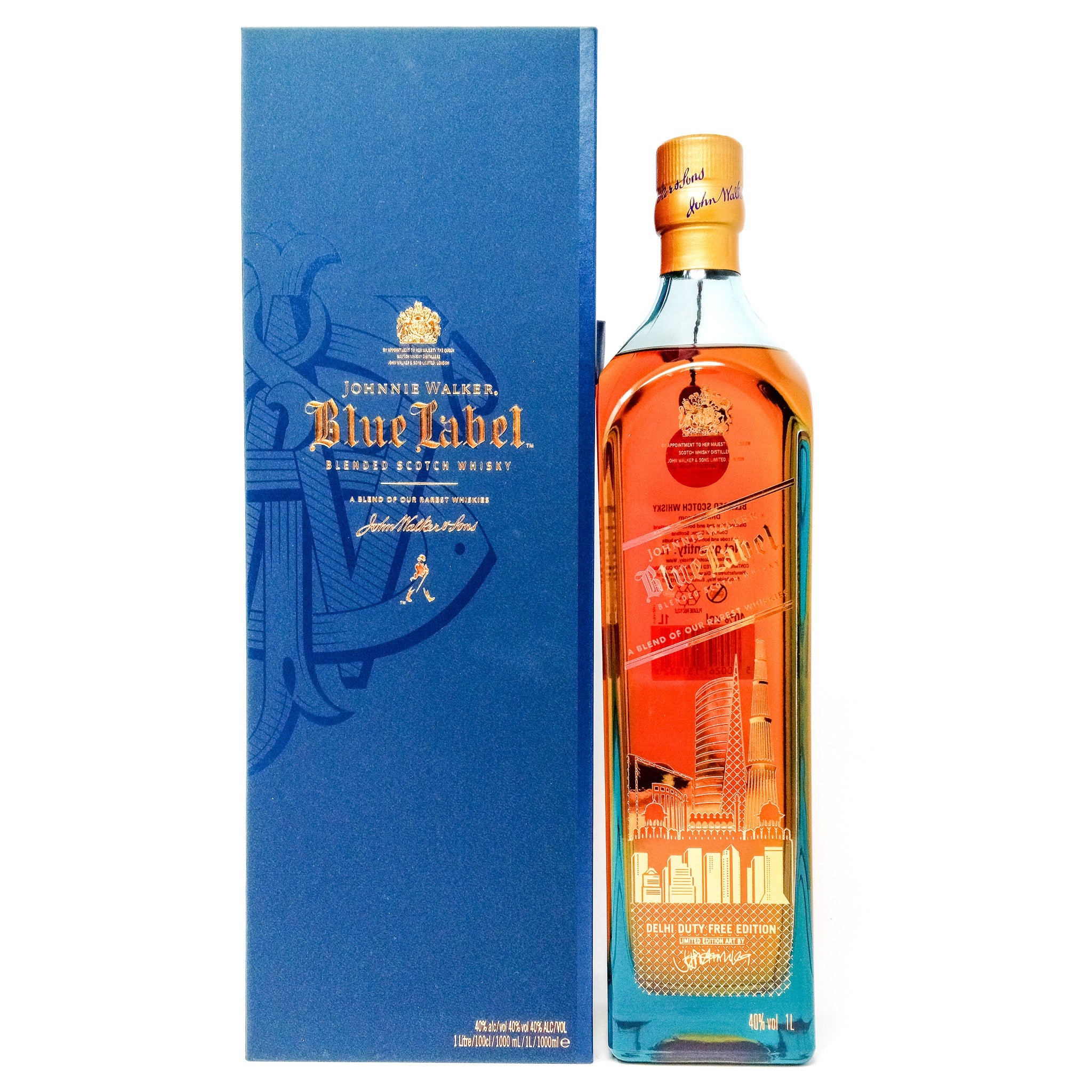 Johnnie Walker Blue Label 1L 40% 1000ml 希少1000ml】ジョニー