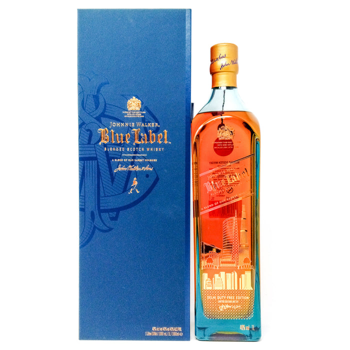 Johnnie Walker Blue Label Delhi Edition Blended Scotch Whisky, 1L, 40% ABV