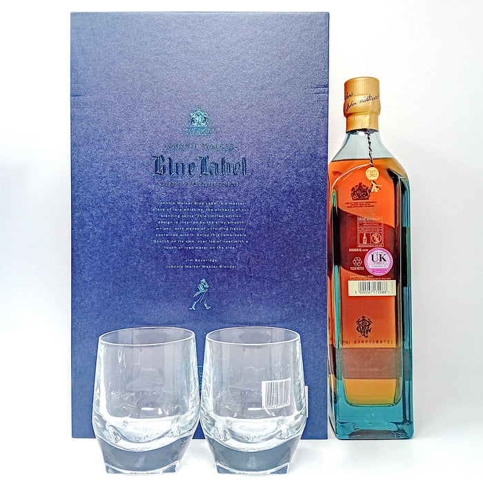 Johnnie Walker Blue Label Limited Edition Design Gift Pack Blended Scotch Whisky, 70cl, 40% ABV