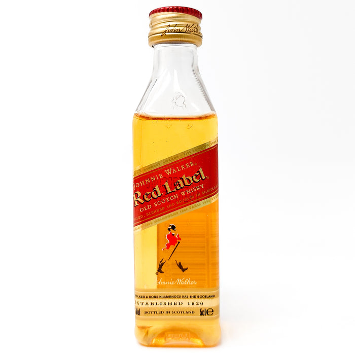 Johnnie Walker Red Label Blended Scotch Whisky, Miniature, 5cl, 40% ABV