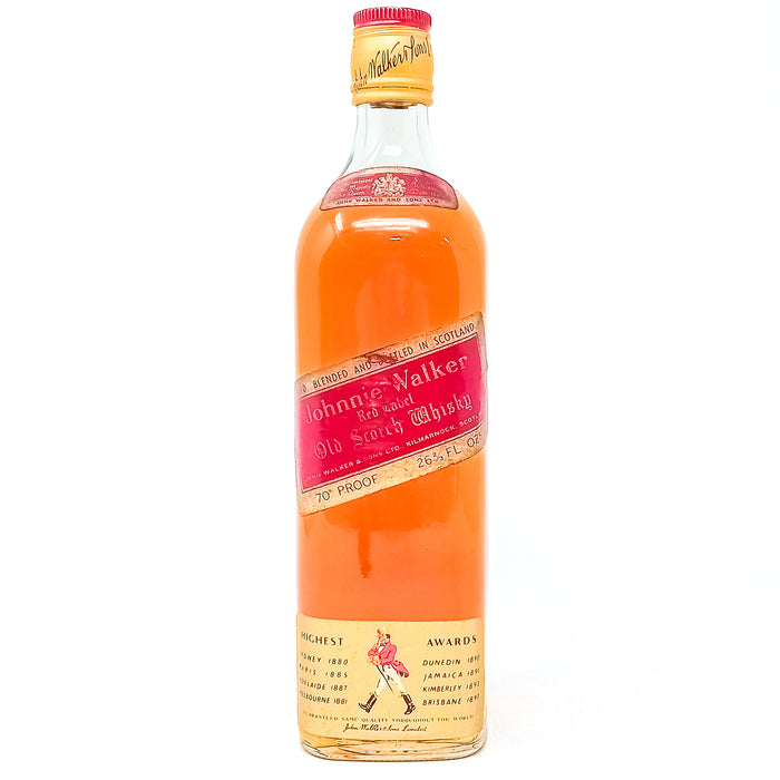 Johnnie Walker Red Label Blended Scotch Whisky, 26 2/3 fl. ozs., 70° Proof