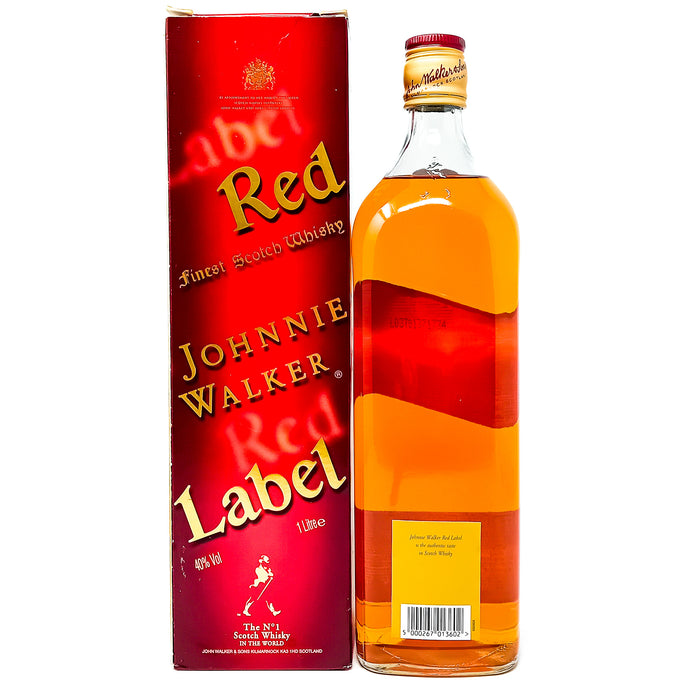 Johnnie Walker Red Label Blended Scotch Whisky, 1L, 40% ABV