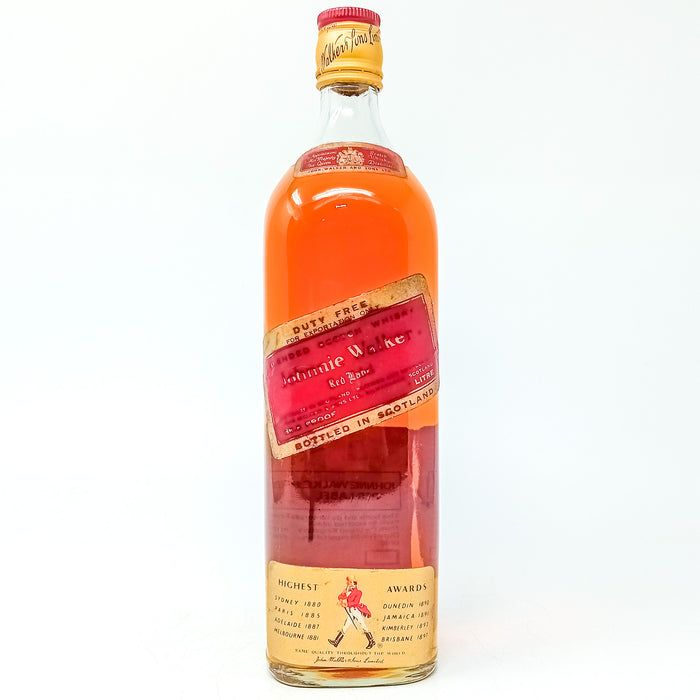 Johnnie Walker Red Label Blended Scotch Whisky, 1L, 86.6° Proof