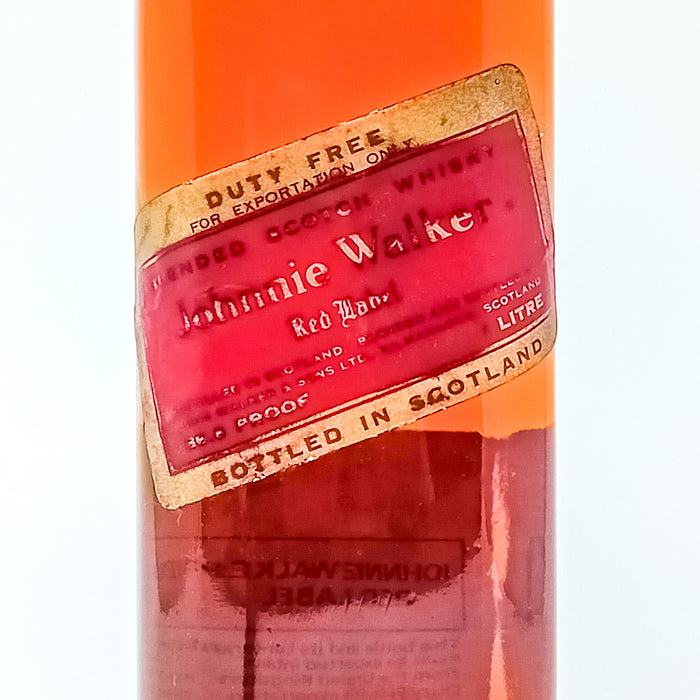Johnnie Walker Red Label Blended Scotch Whisky, 1L, 86.6° Proof