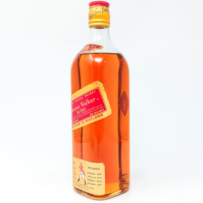 Johnnie Walker Red Label Blended Scotch Whisky, 4/5 Quart, 86.6° Proof