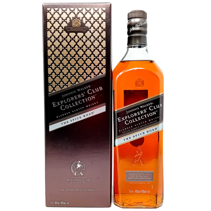 Johnnie Walker Explorers Club The Spice Road Blended Scotch Whisky, 1L, 40% ABV