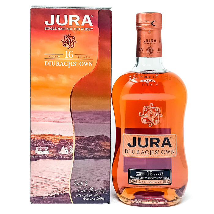Jura 16 Year Old Diurachs Own Single Malt Scotch Whisky, 70cl, 40% ABV