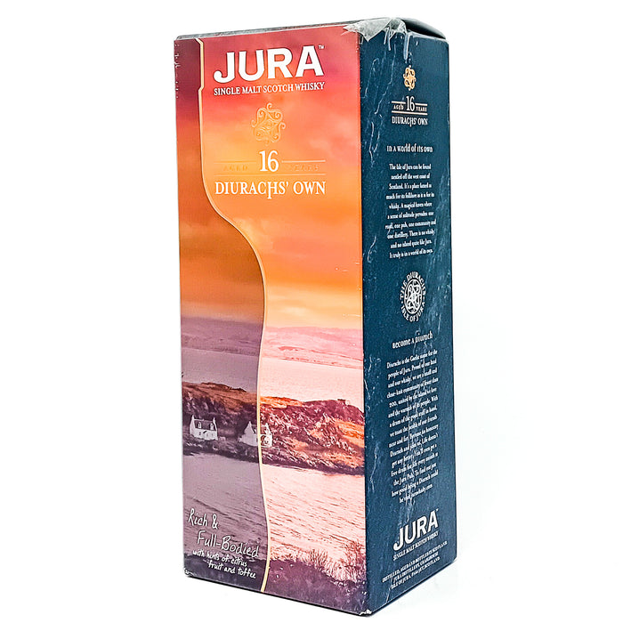Jura 16 Year Old Diurachs Own Single Malt Scotch Whisky, 70cl, 40% ABV