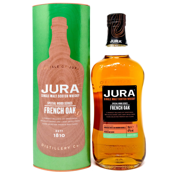 Jura French Oak Single Malt Scotch Whisky, 70cl, 42% ABV