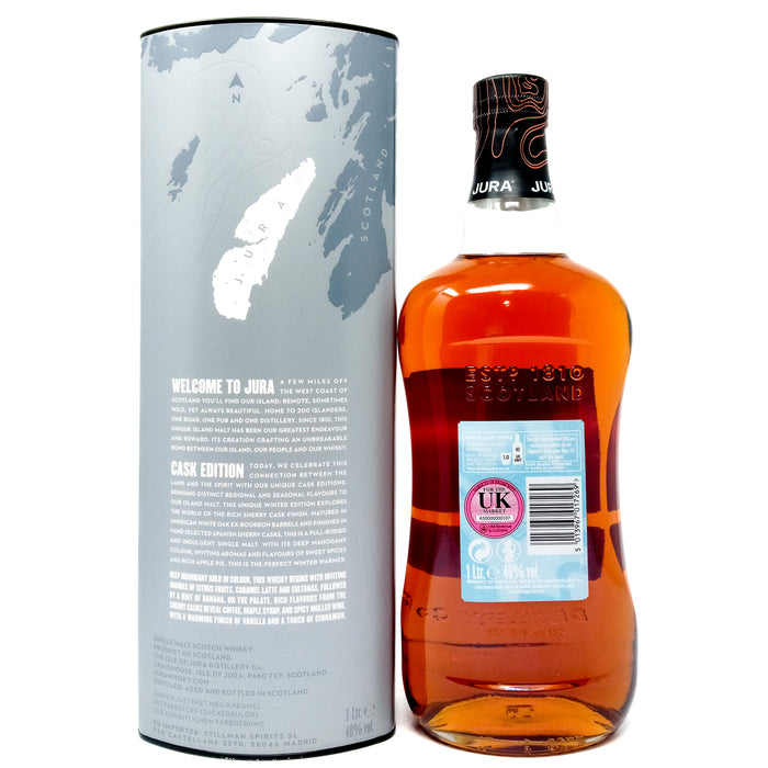 Jura Winter Edition Single Malt Scotch Whisky, 1L, 40% ABV