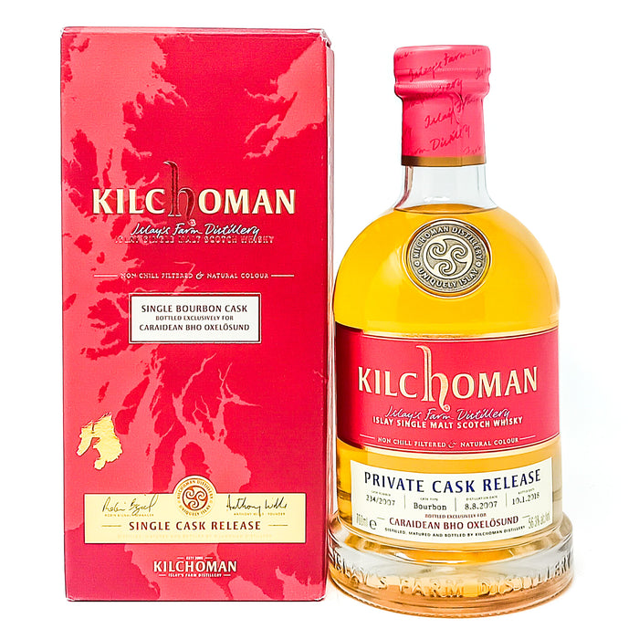Kilchoman 2007 Single Cask #234 Caraidean Bho Oxelosund Single Malt Scotch Whisky, 70cl, 56.3% ABV