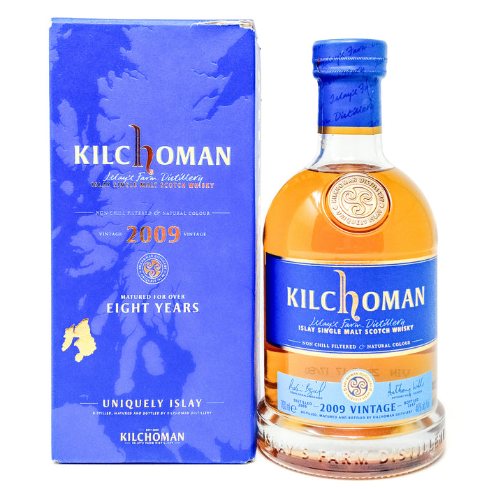Kilchoman 2009 Vintage 8 Year Old Single Malt Scotch Whisky, 70cl, 46% ABV