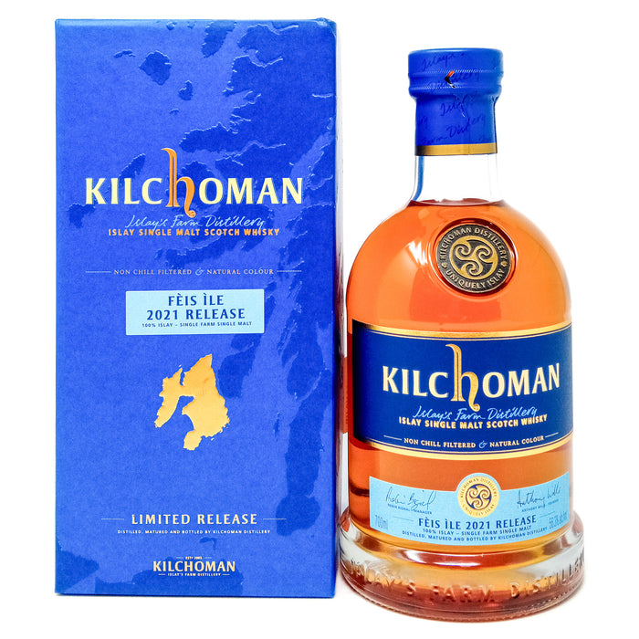 Kilchoman 100% Islay Feis Ile 2021 Single Malt Scotch Whisky, 70cl, 56.3% ABV