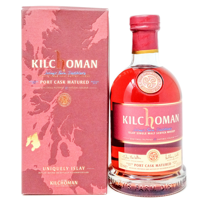 Kilchoman 2011 Port Cask Matured Single Malt Scotch Whisky, 70cl, 55% ABV