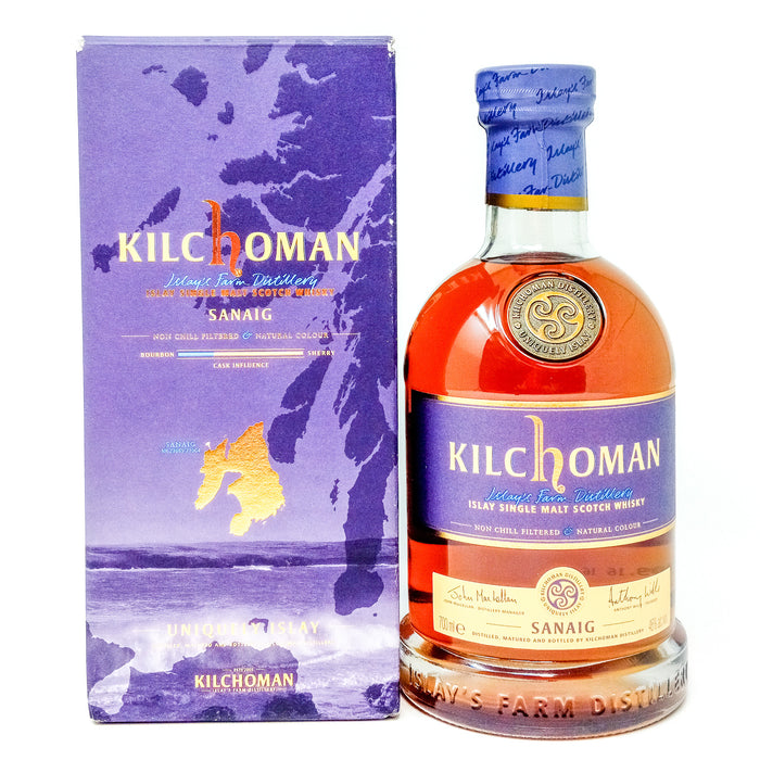 Kilchoman Sanaig Single Malt Scotch Whisky, 70cl, 46% ABV