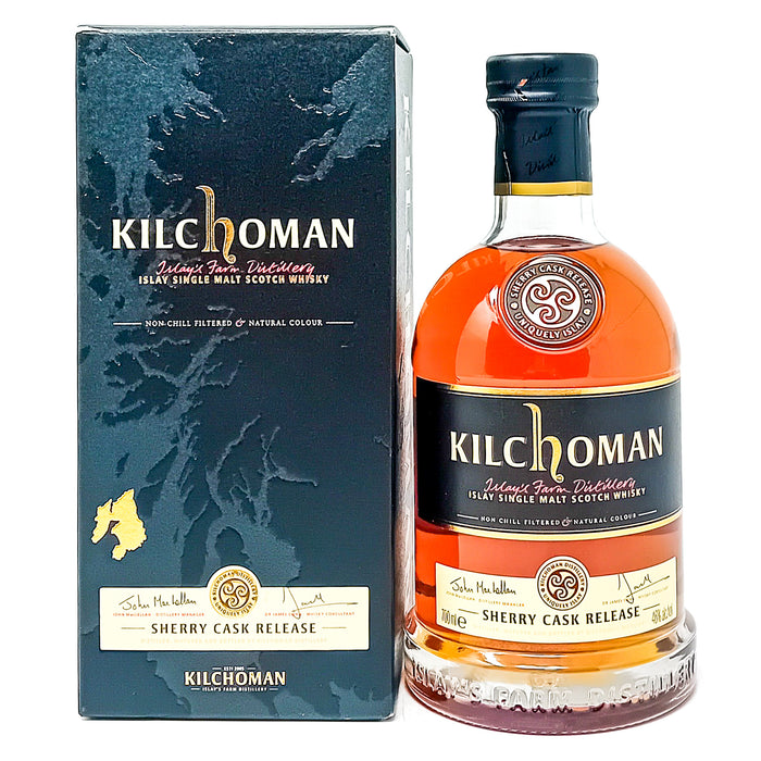 Kilchoman Sherry Cask Release Single Malt Scotch Whisky, 70cl, 46% ABV