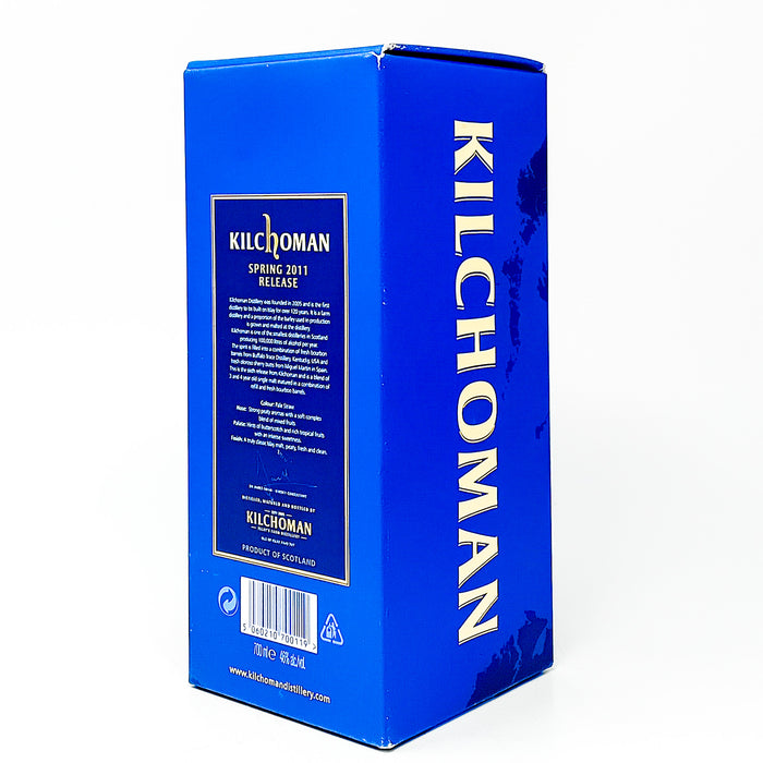 Kilchoman 2011 Spring Release Single Malt Scotch Whisky, 70cl, 46% ABV