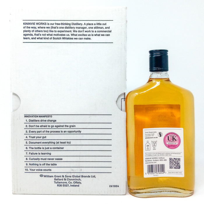 Kininvie Works 2015 Batch KVSB003 Blended Scotch Whisky, 50cl, 48.2% ABV