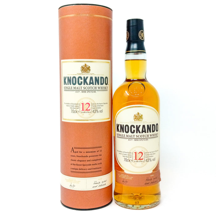 Knockando 12 Year Old Single Malt Scotch Whisky, 70cl, 43% ABV
