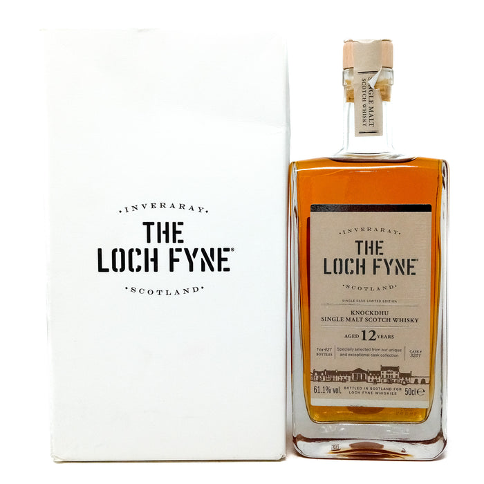 Knockdhu 12 Year Old Loch Fyne Single Malt Scotch Whisky, 50cl, 57% ABV